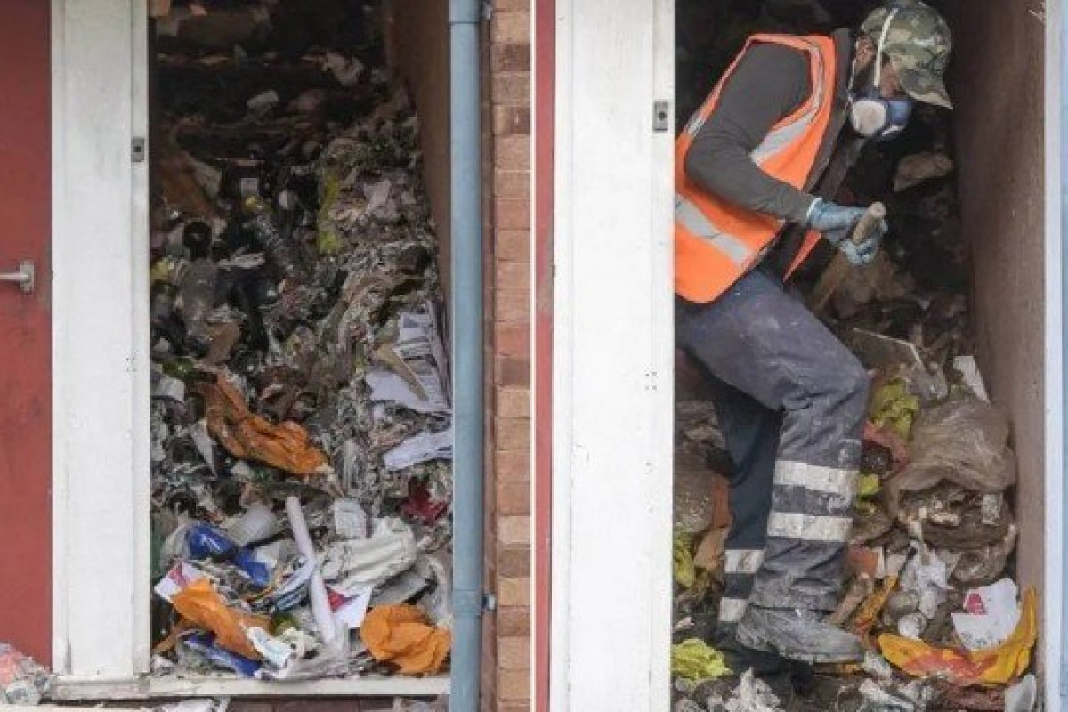 Idoso é encontrado morto entre pilhas de lixo dentro de casa