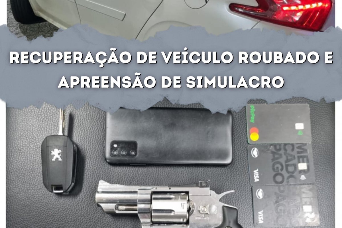 PM recupera veículo roubado e apreende munições na Avenida 29 de Março