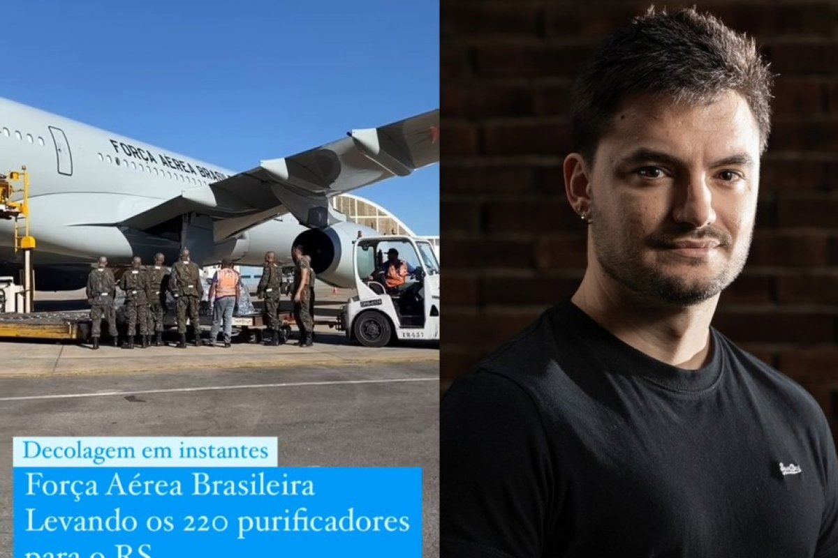 Corrente do bem: Após arrecadar R$ 4,8 milhões em ação, Felipe Neto mostra FAB levando doações para o RS!