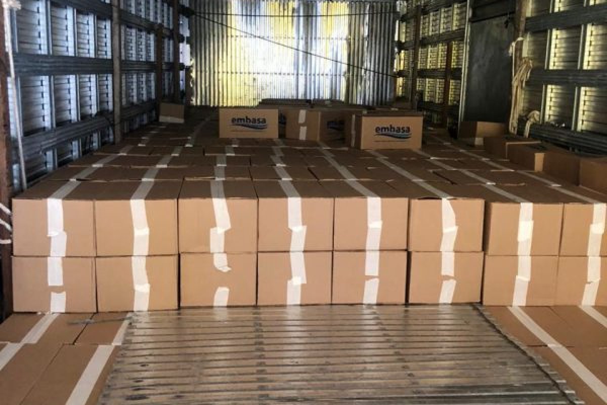 RS: Embasa envia mais de 40 mil copos de água para vítimas das enchentes