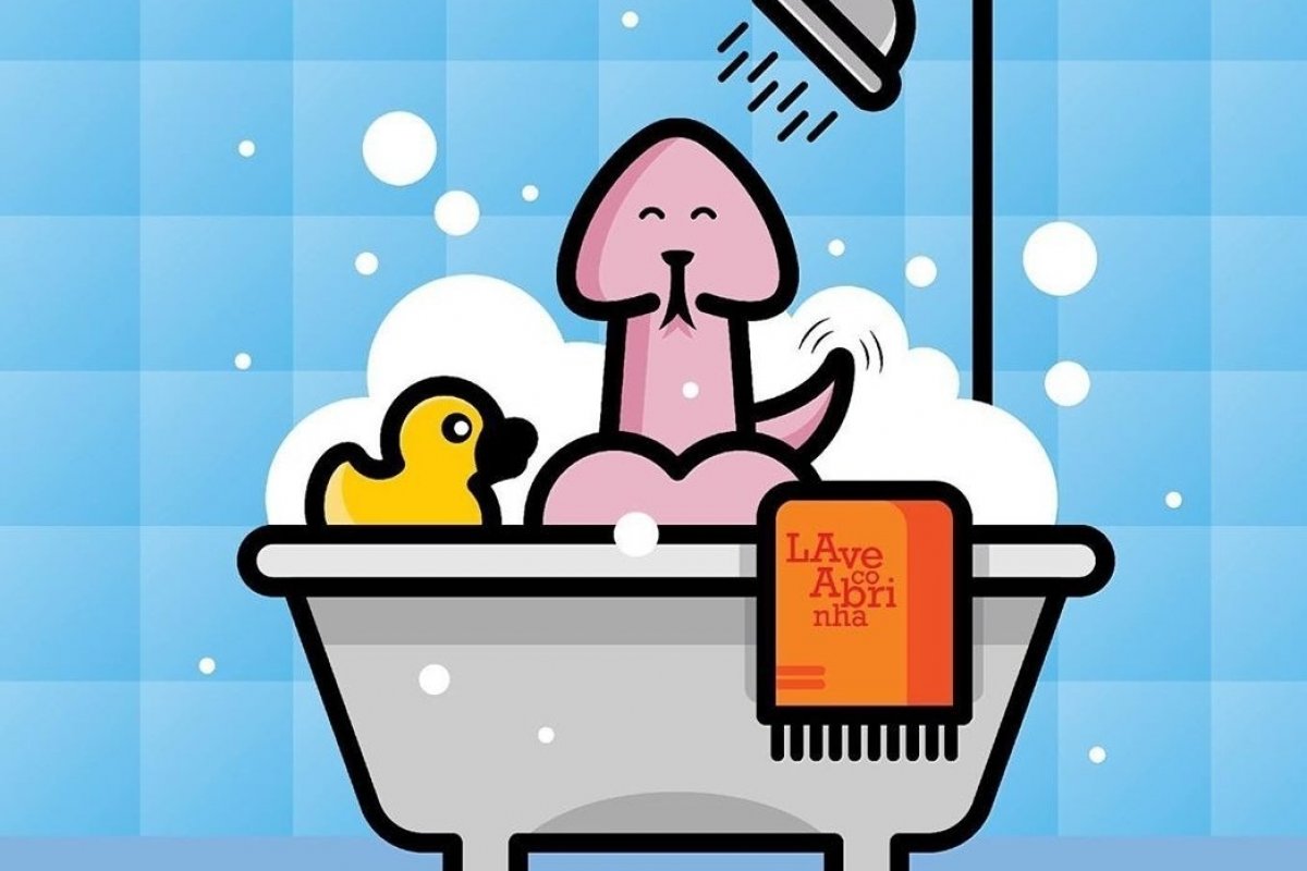 Projeto cria calendário ilustrado para lembrar homens de lavar o pênis