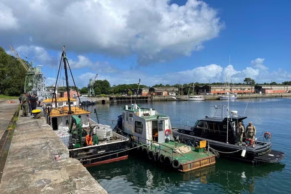PF encontra mais 700kg de cocaína em barco apreendido no Porto de Aratu, em Salvador