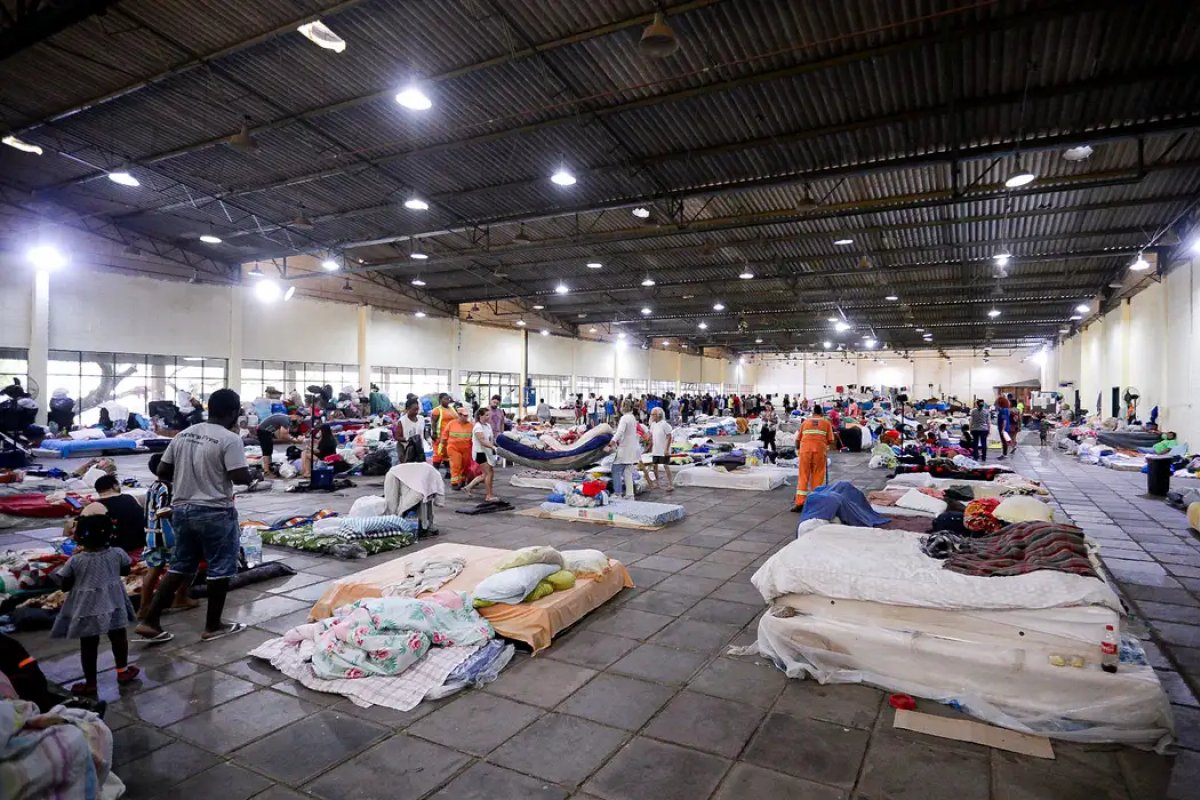 Passa de 700 o número de abrigos temporários no Rio Grande do Sul