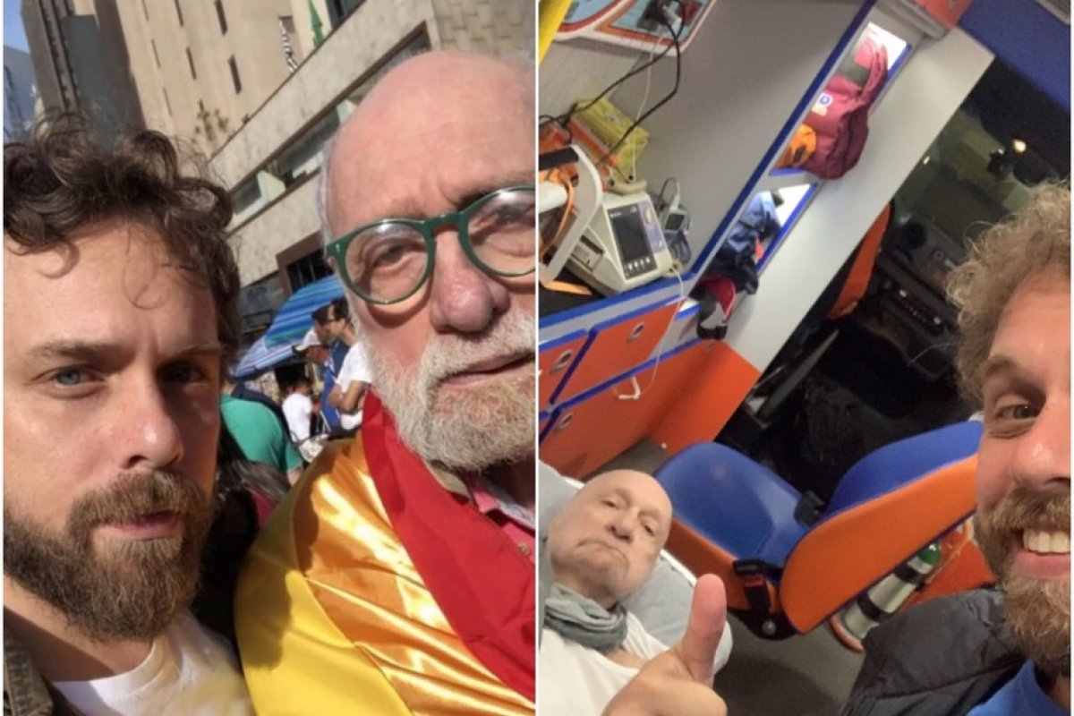 Filho do ator Paulo César Pereio e Cissa Guimarães, lamenta morte do pai!