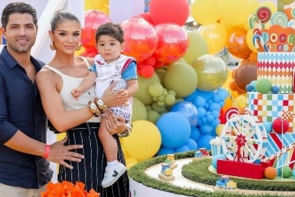 Thássia Naves comemora o aniversário de 1 ano do filho Joaquim!