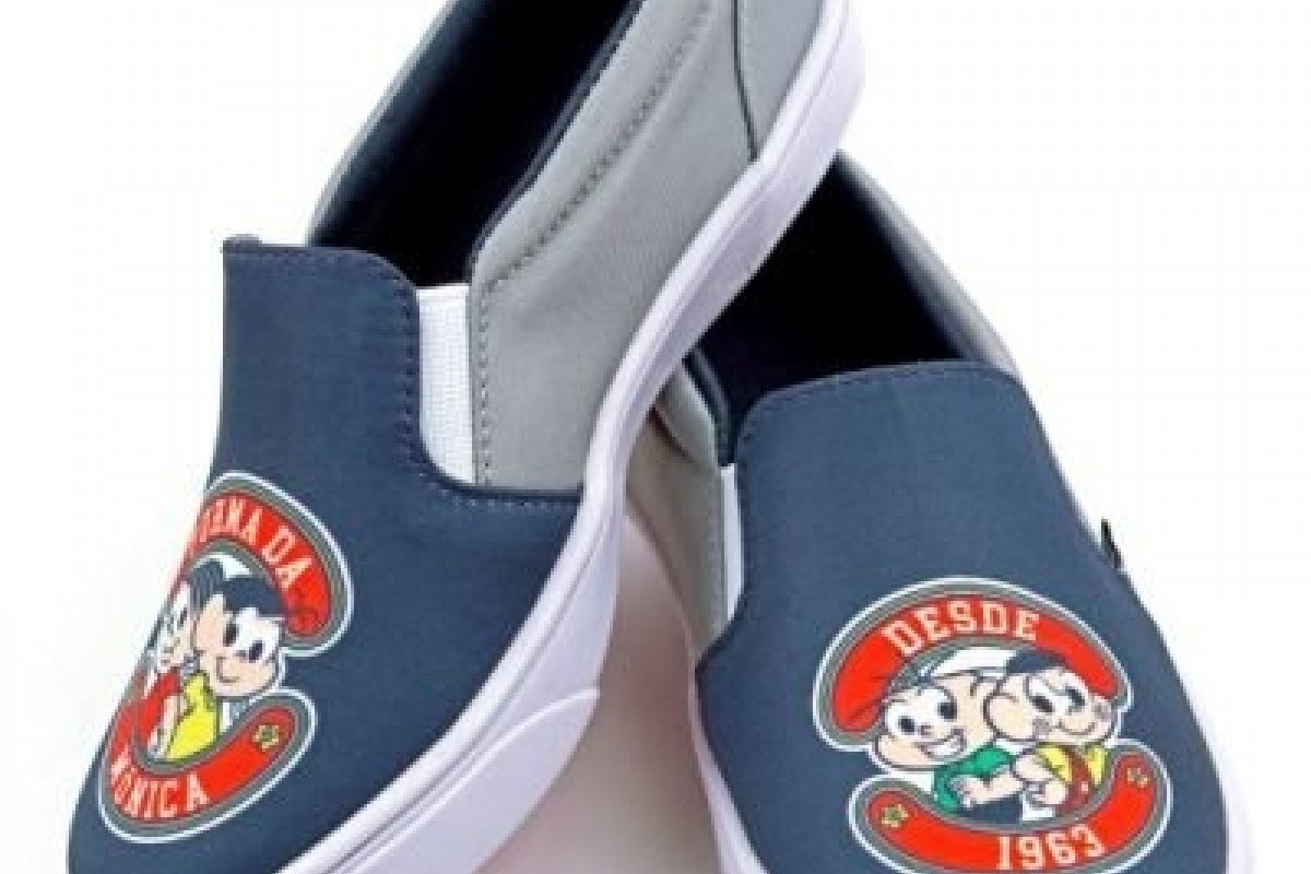 Com cheirinho de tutti-frutti chega ao mercado os tênis da Turma da Mônica