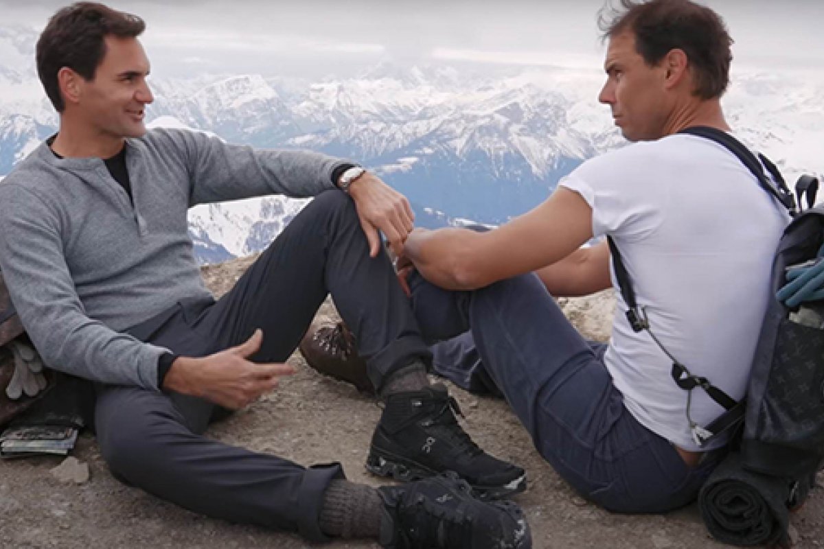 Lendas: Roger Federer e Rafael Nadal estrelam nova campanha da Louis Vuitton!