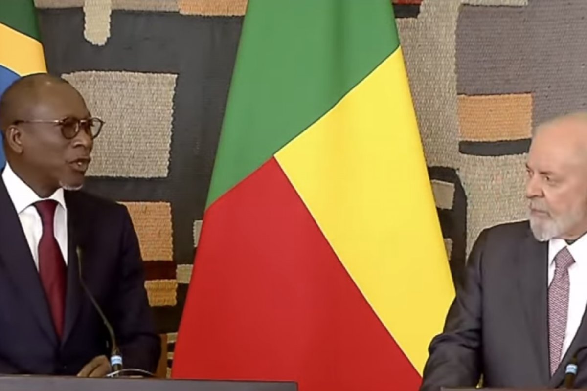 'Todos brasileiros afrodescendentes são beninenses', diz o presidente de Benim em visita ao Brasil