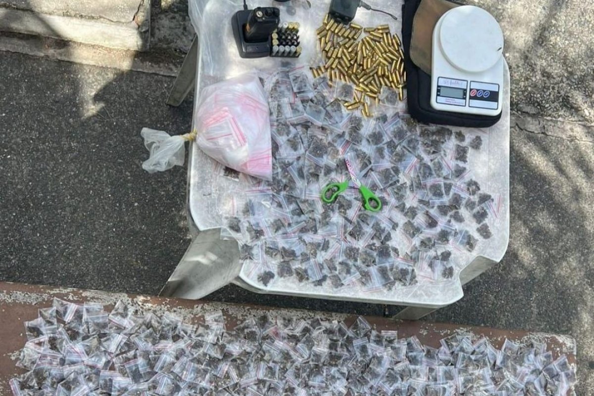 Drogas e munições são apreendidas em Fazenda Coutos