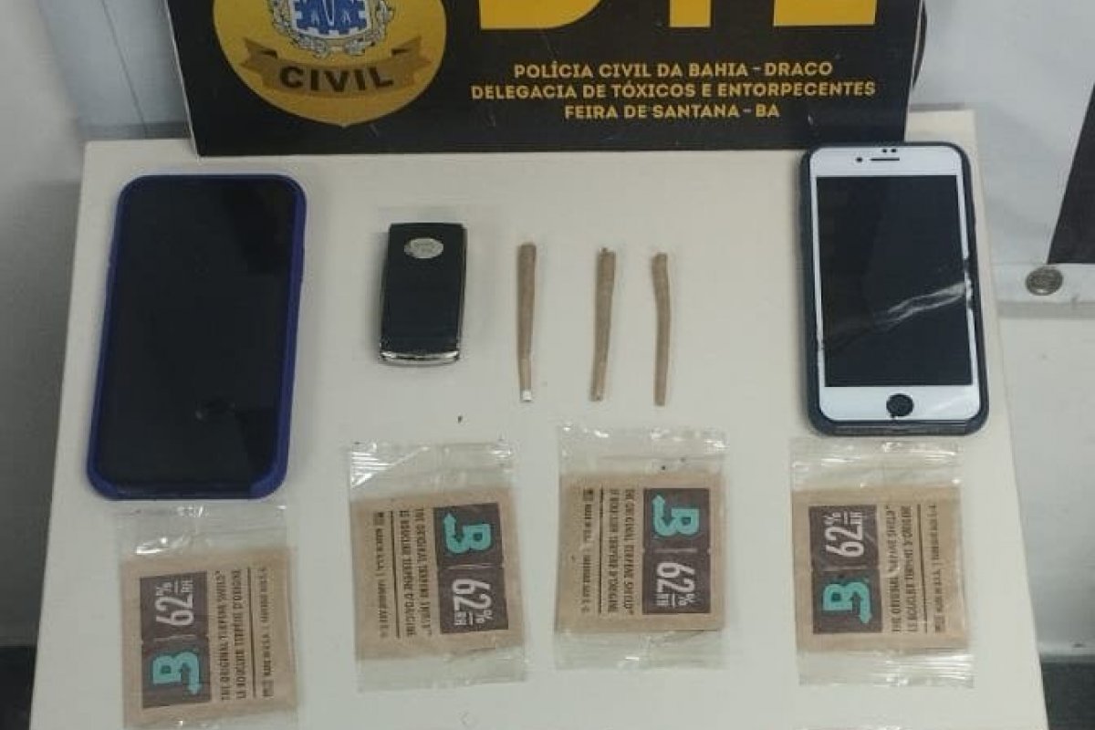Homem é flagrado com droga sintética em Feira de Santana