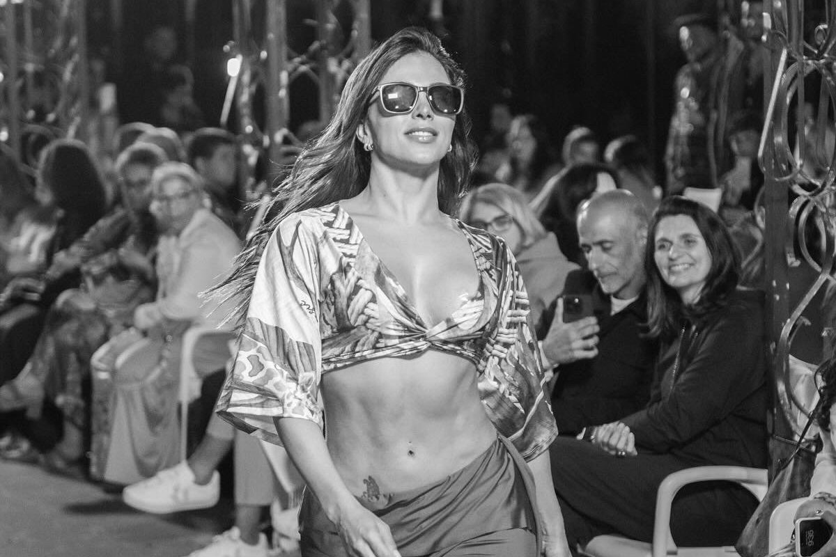 Gaby Fontenelle desfila em Portugal para apresentar nova coleção da Tropical Brasi! l