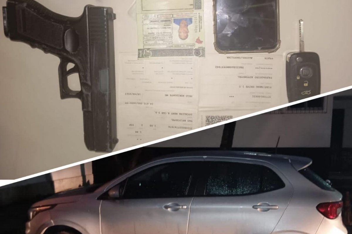 Flagrado com réplica de pistola, homem é preso por tentativa de roubo em Lauro de Freitas