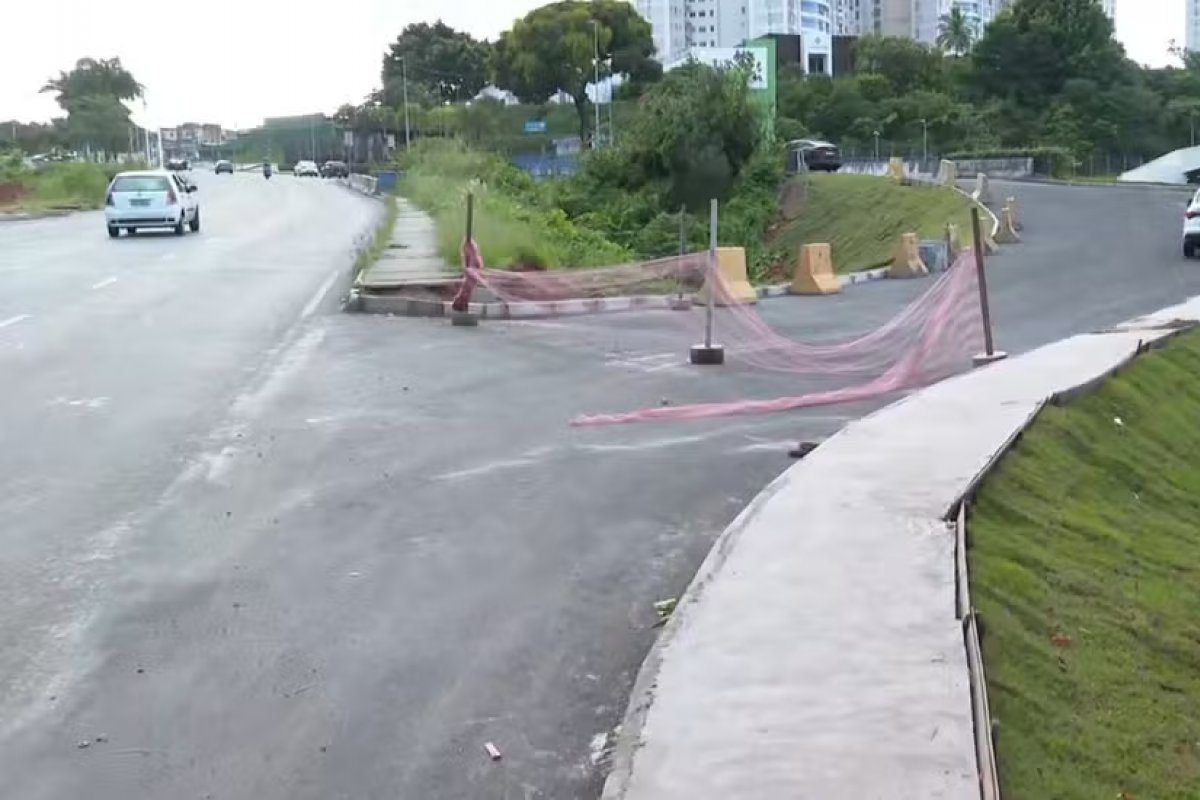 Ladeira do Cabula sofre interdição para implantação de viaduto a partir deste sábado (8)