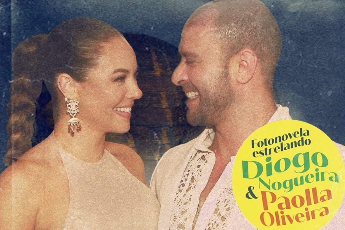 Diogo Nogueira lança, ao lado de Paolla Oliveira, a fotonovela "Uma história de amor à moda antiga"!