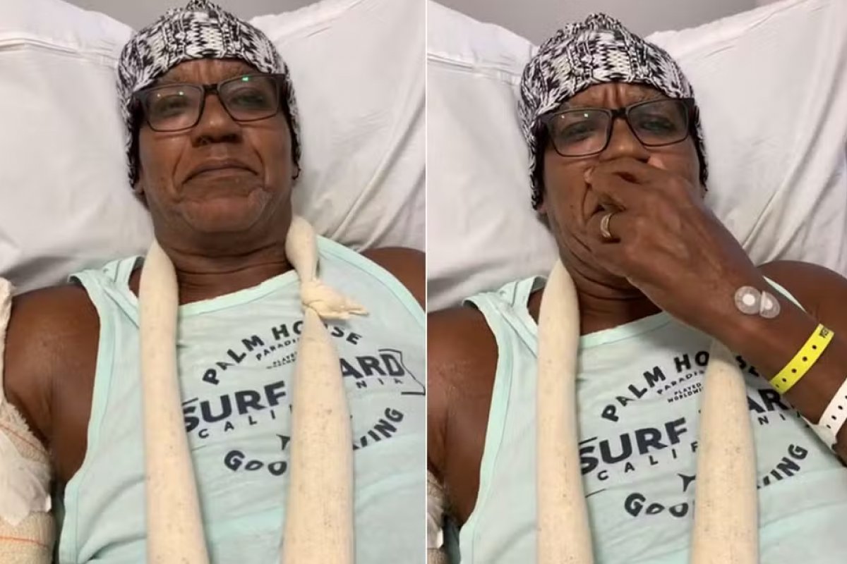 Serginho Chulapa recebe alta de hospital após acidente doméstico