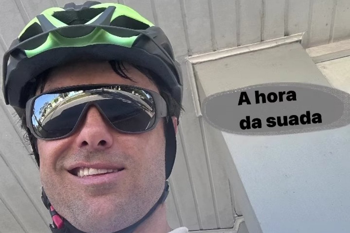 Após acidente, ator Kayky Brito volta a andar de bicicleta!