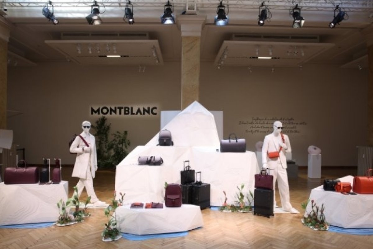 Montblanc comemora o artesanato em couro na Milan Fashion Week!