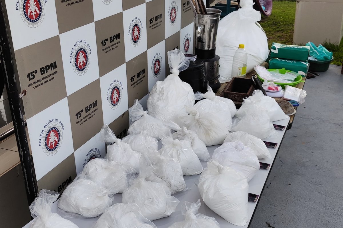 Polícia apreende 39 kg de cocaína em Itabuna