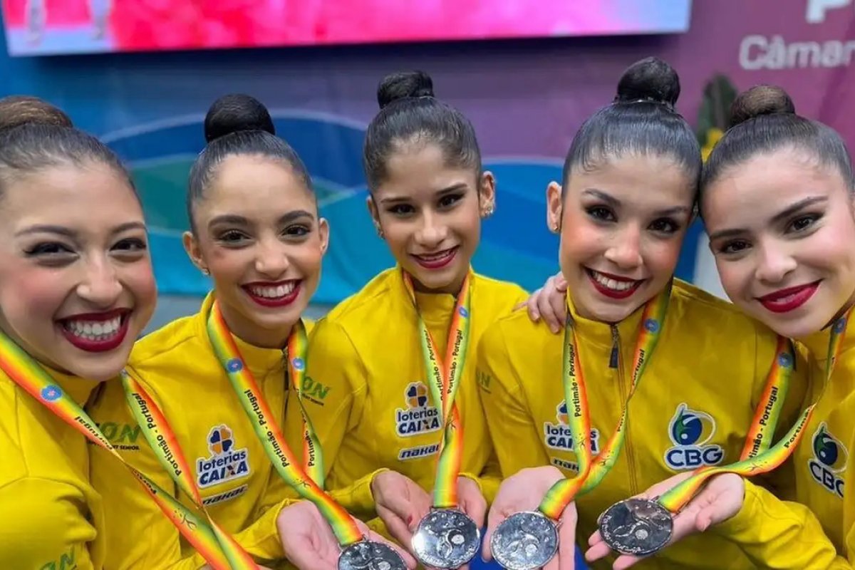 Brasil leva prata na etapa de Milão da Copa do Mundo de ginástica rítmica
