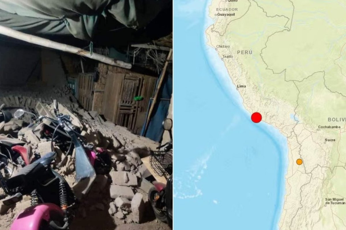 Vídeo: Terremoto de magnitude 7,2 atinge a costa do Peru; imagens mostram momentos dos tremores