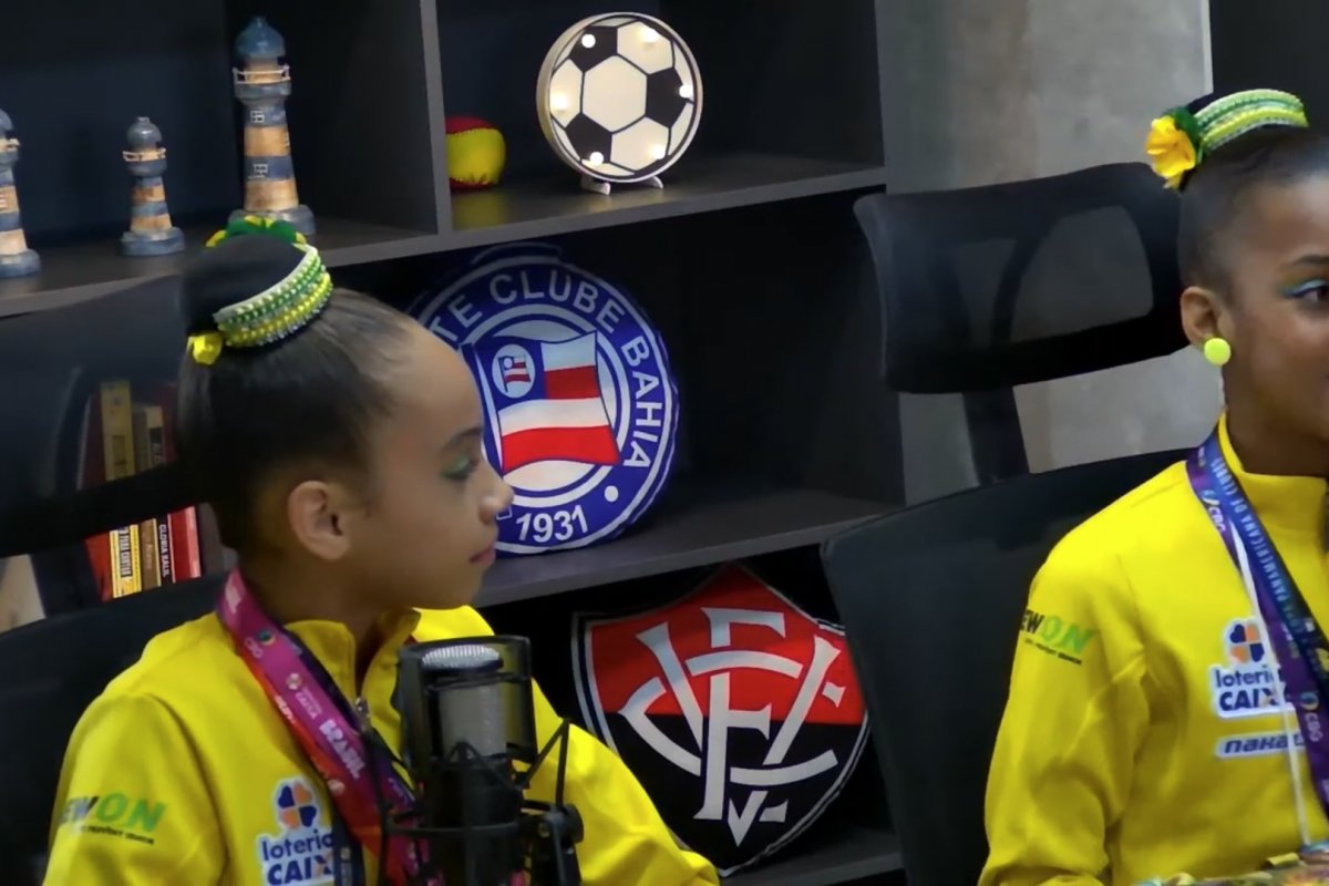 Vídeo: ginastas de 12 anos explicam rotinas de treinos, estudos e cuidados com a saúde