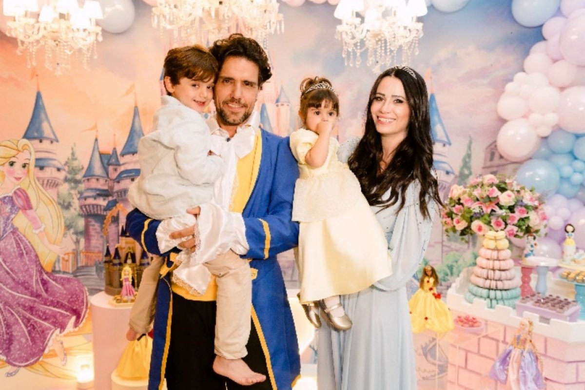Thiago Arancam e Aline Frare realizam megafesta para o aniversário da filha Angelina!