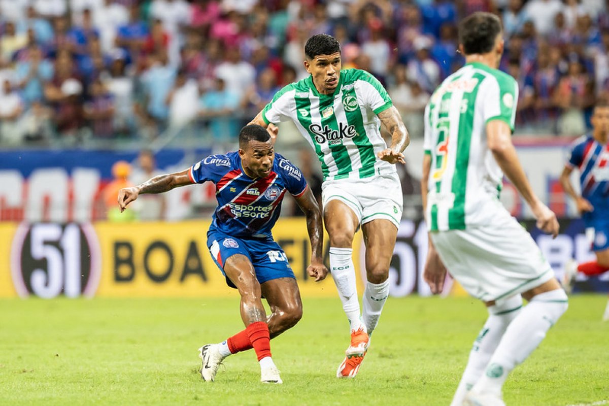 Vídeo: Bahia vence o Juventude na Fonte Nova e segue no G-4; confira os gols