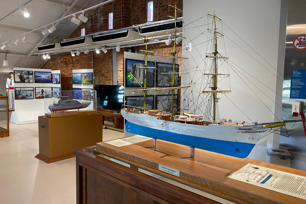 Museu do Mar prorroga exposição dedicada à Marinha do Brasil