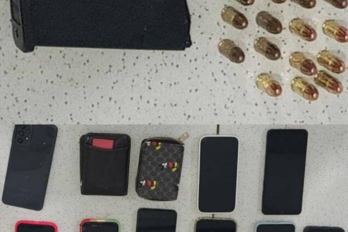 Munições são apreendidas pela PM durante festa paredão em Santa Cruz Cabrália