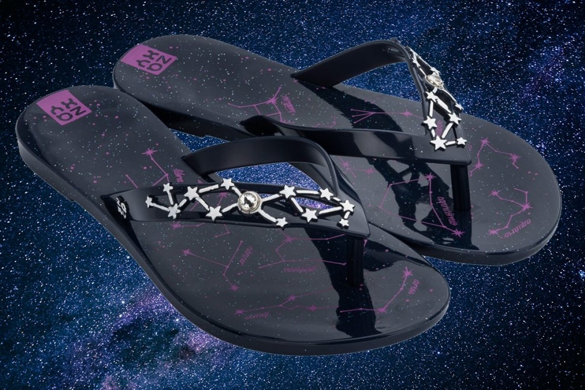 Mística: Confira os chinelos inspirados nos signos do zodíaco