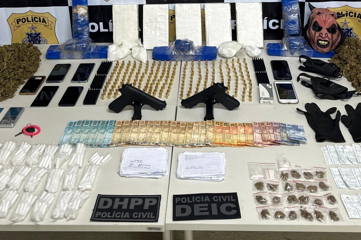 Operação deflagrada pela Polícia Civil apreende drogas no Litoral Norte