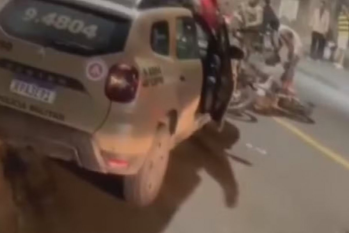 PM é atropelado durante abordagem em blitz