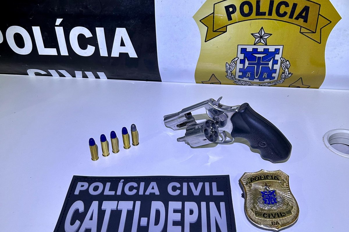 Agressor é preso por porte ilegal de arma em Eunápolis