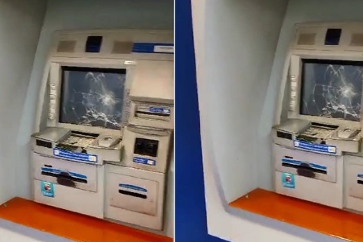 Homem é preso suspeito de quebrar caixas eletrônicos dentro de banco na Bahia
