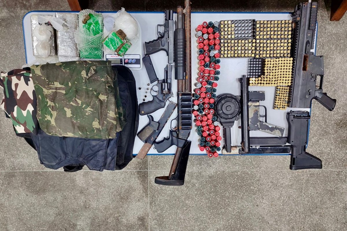 Dois são mortos em confronto com a polícia na Bahia; cinco armas foram apreendidas