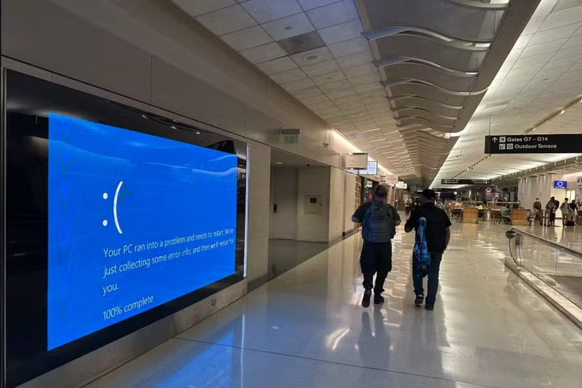 Apagão cibernético global afeta 8,5 milhões de dispositivos com Windows, informa Microsoft