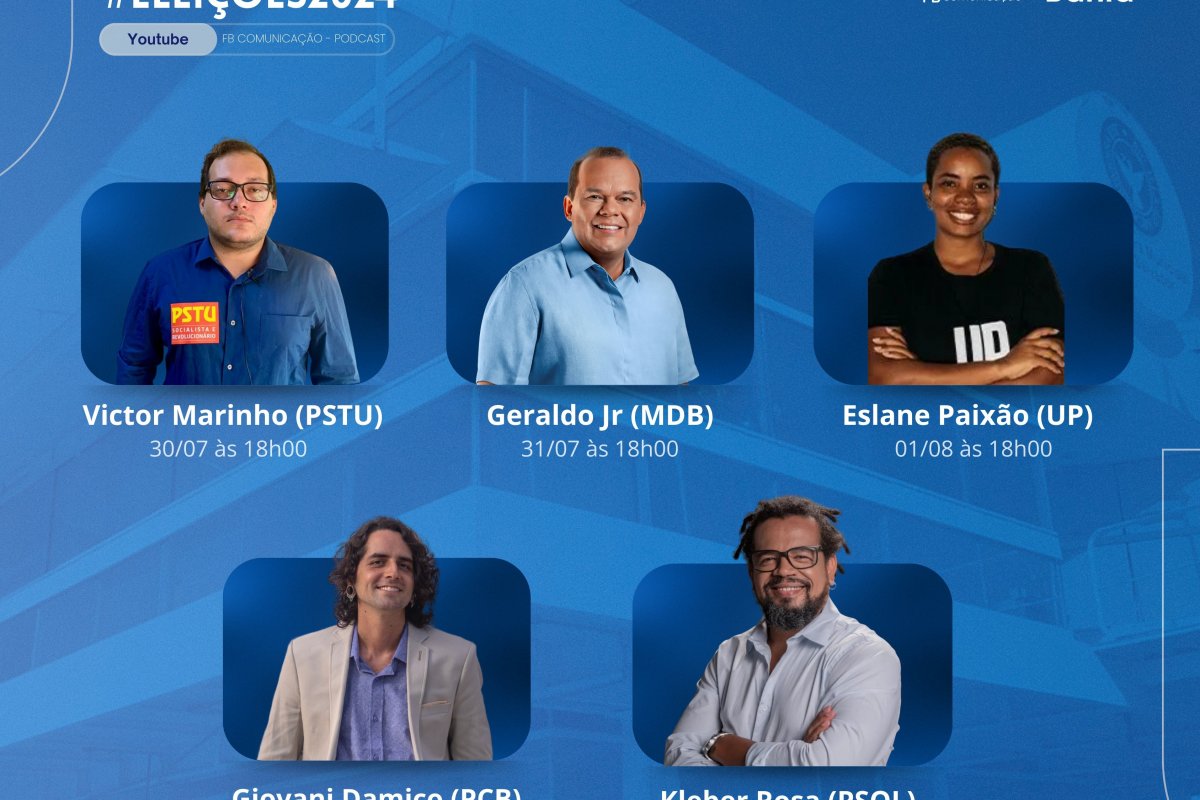 Eleições 2024: 'O Lado B da Bahia' recebe pré-candidatos à prefeitura de Salvador a partir da próxima terça (30)