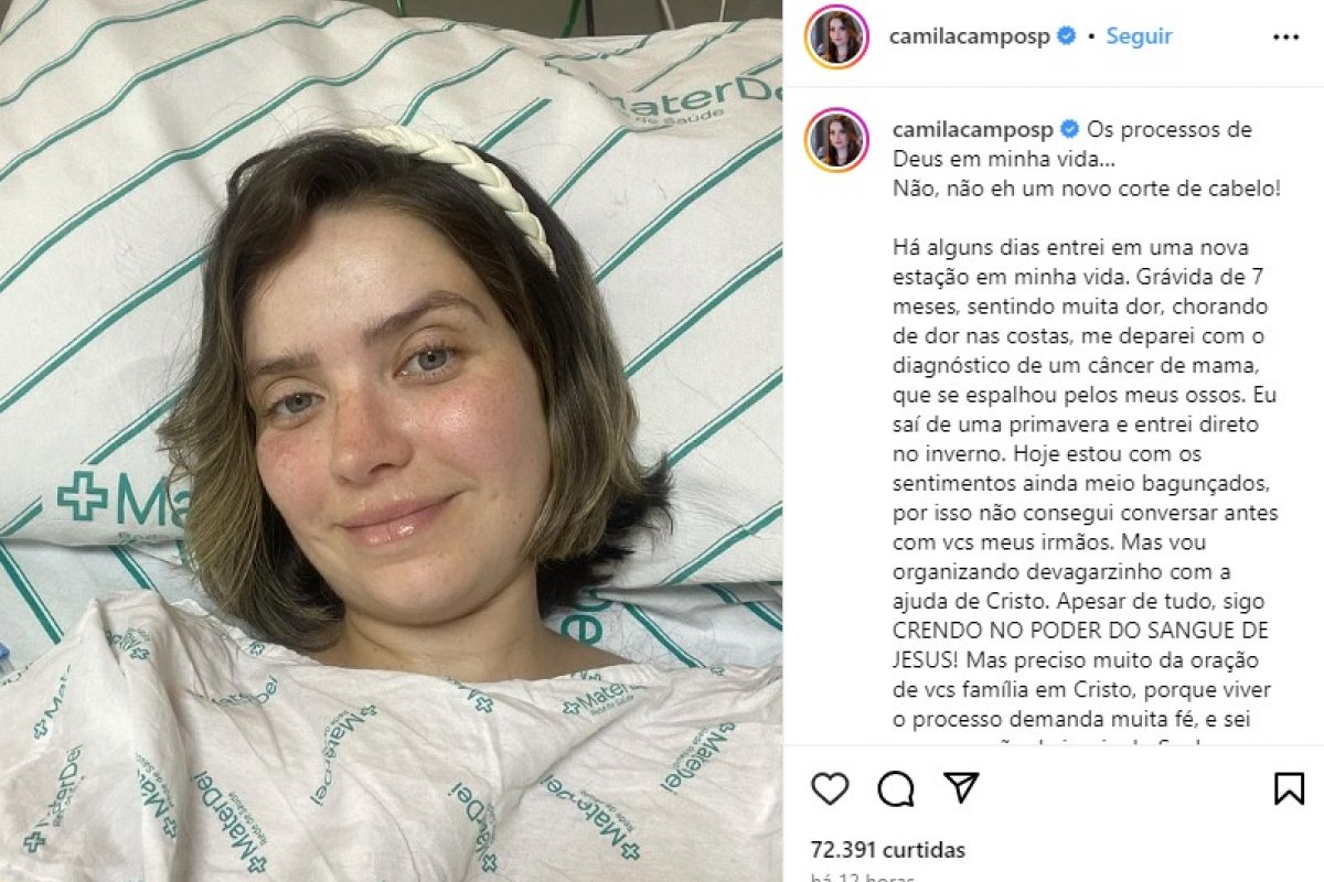 Cantora gospel conta que câncer de mama se espalhou para os ossos