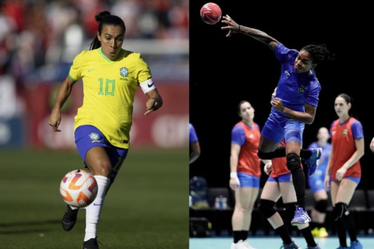 Paris 2024: Brasil estreia no futebol e handebol feminino nesta quinta-feira (25)