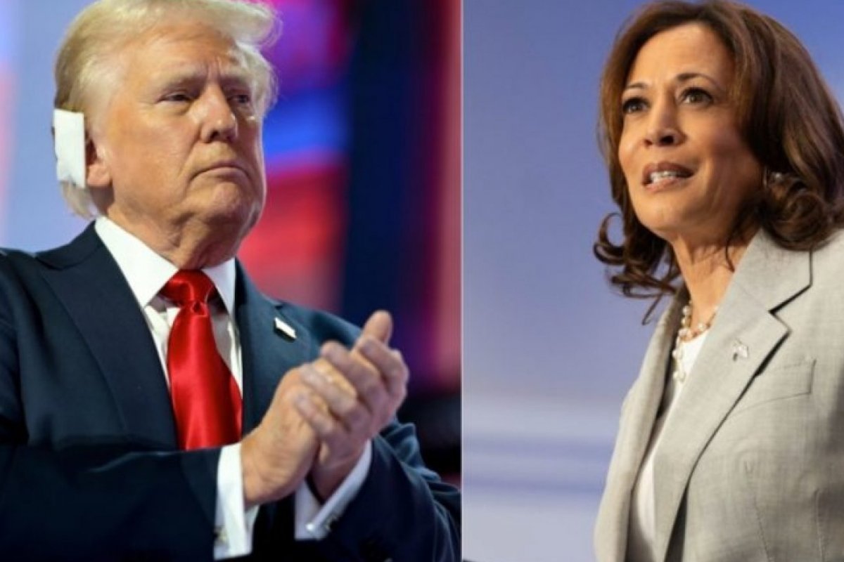 Pesquisa mostra Trump com vantagem numérica em relação a Kamala, mas menor do que era ante Biden