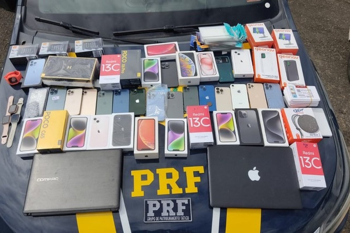 Trio é preso na BR 324 após arrombar e furtar estabelecimento comercial