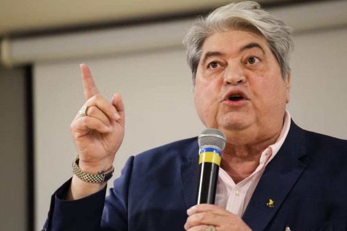 PSDB e Cidadania oficializam candidatura de Datena à prefeitura de São Paulo em evento marcado por confusão