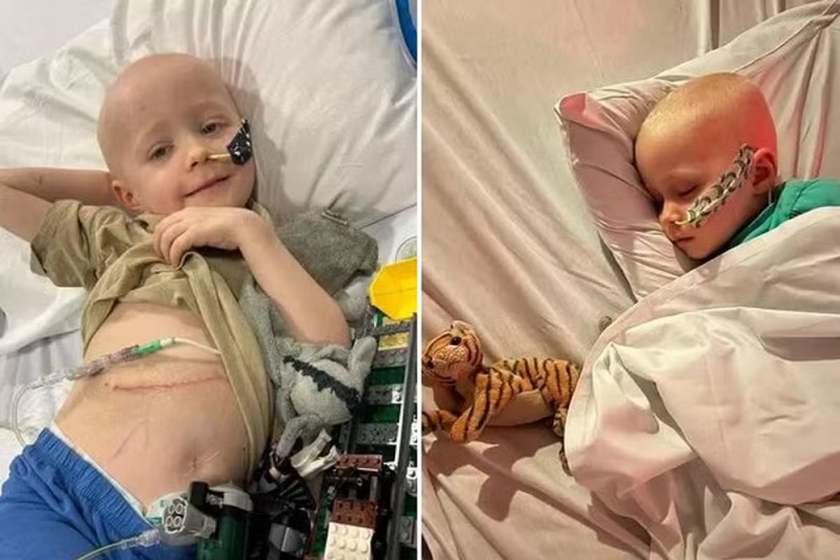 Criança é diagnosticada com câncer raro após mancar ao andar