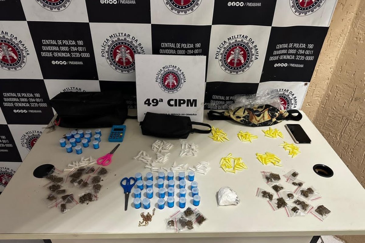 Três suspeitos de tráfico de drogas são presos em Salvador