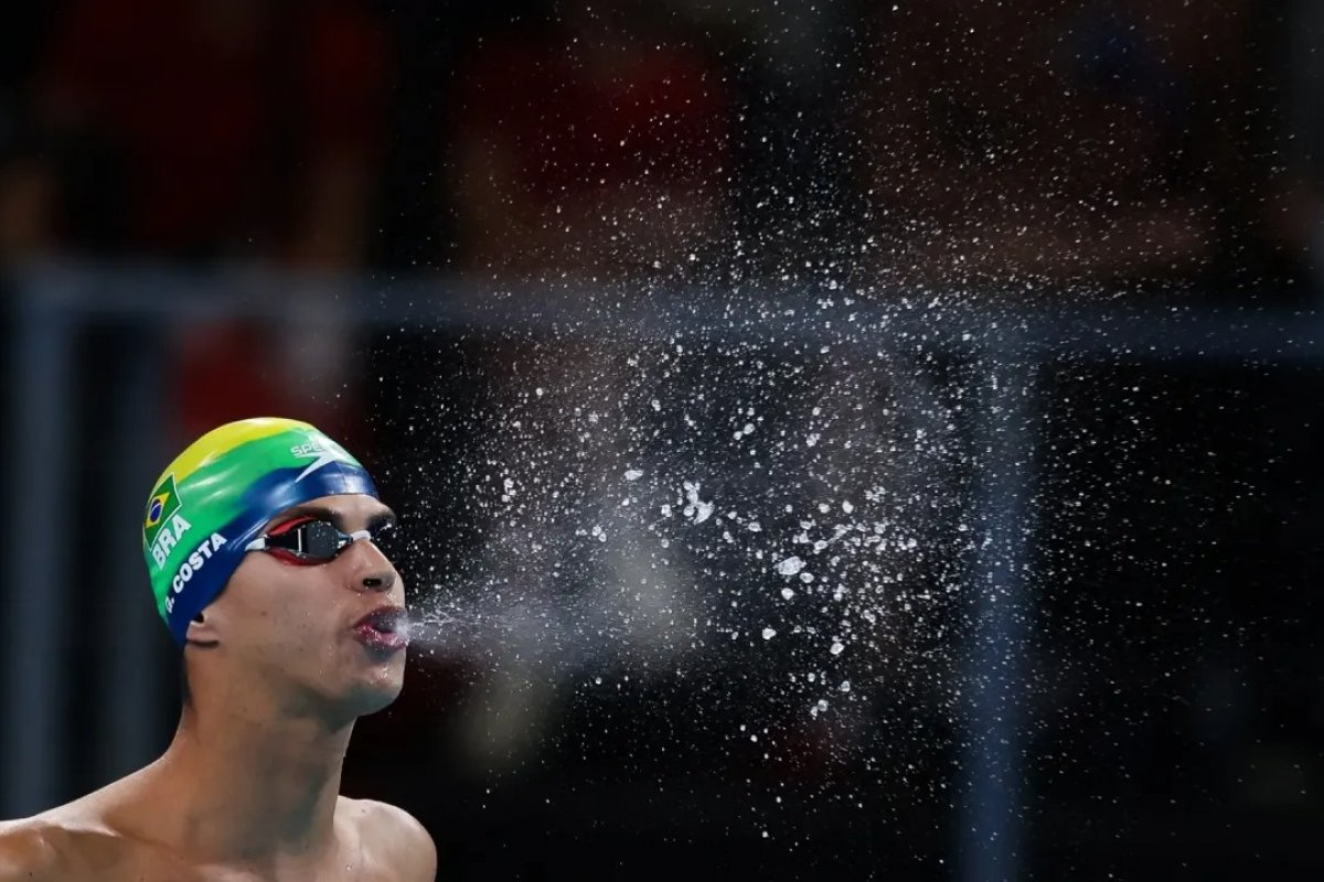Olimpíadas de Paris: Cachorrão quebra recorde sul-americano na natação, mas fica fora do pódio