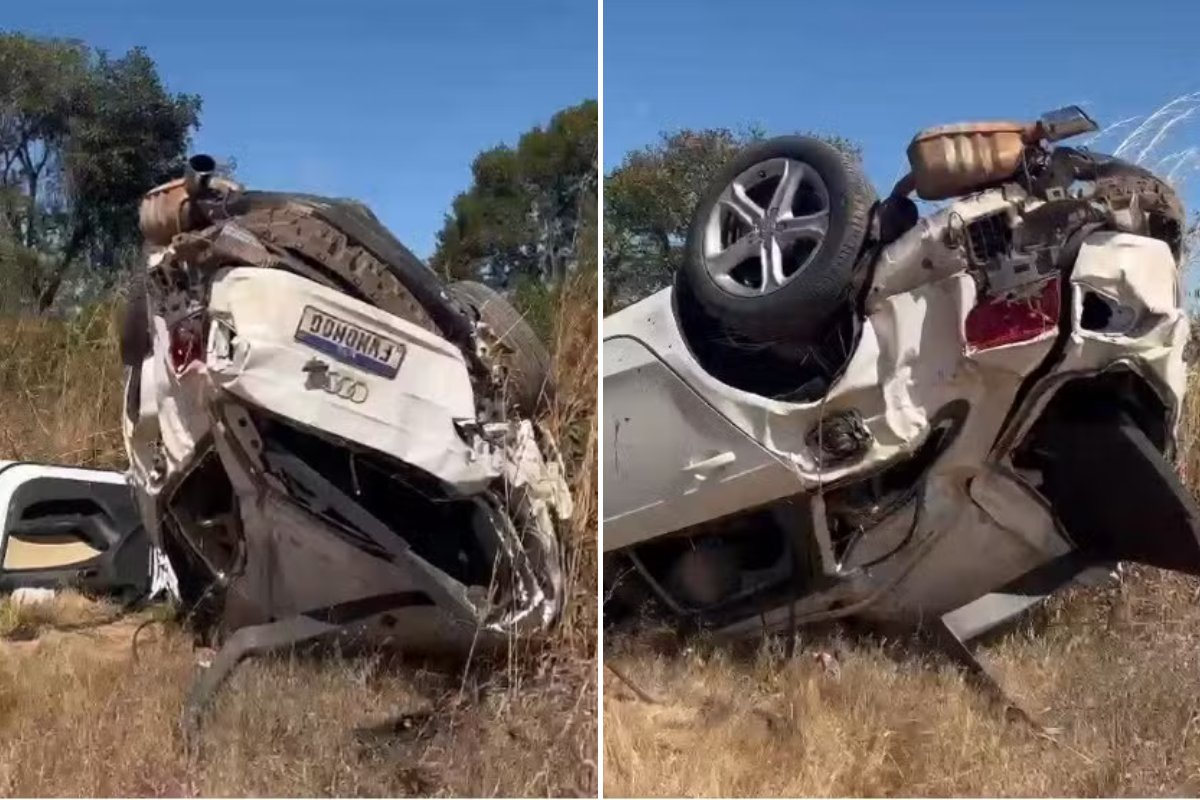 Cunhado de pré-candidato a prefeito de Barreiras morre após carro capotar na BR-242