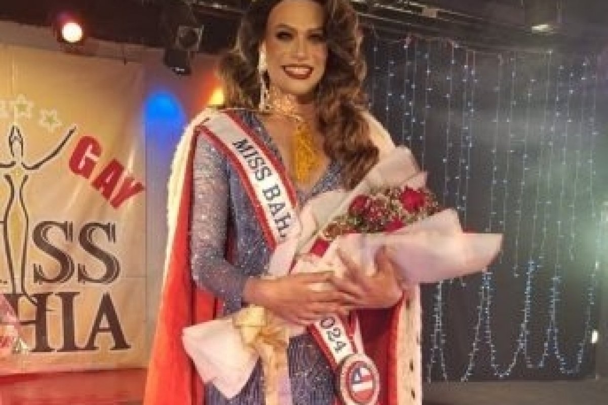 Candidata de Ilhéus, Renatha Peters, é a vencedora da 30ª edição do Miss Bahia Gay