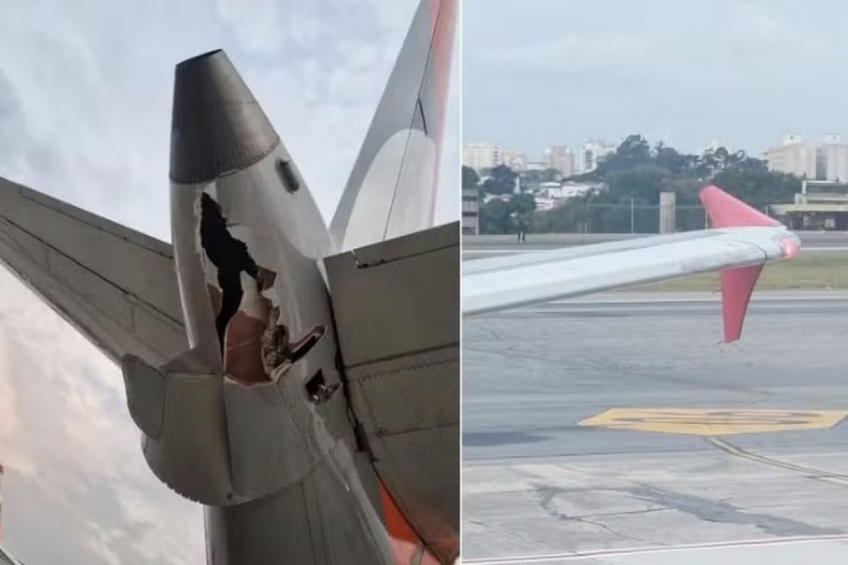 Aviões colidem no pátio do aeroporto de Congonhas