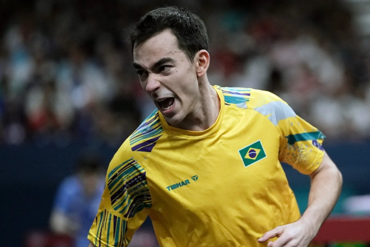 Calderano vence rival indigesto de virada e vai às quartas no tênis de mesa