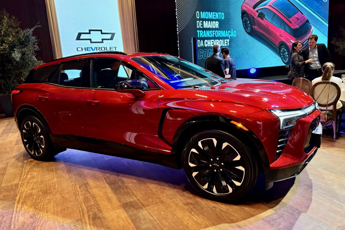 Blazer EV chega ao Brasil com 347cv mas preço não é divulgado